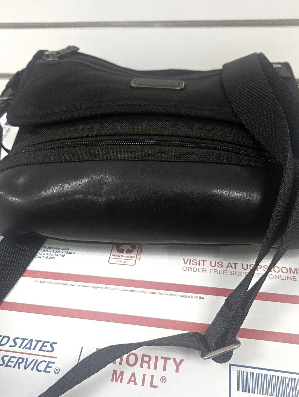 TUMI CROSSBODY BAG, BLACK TUMI BAG